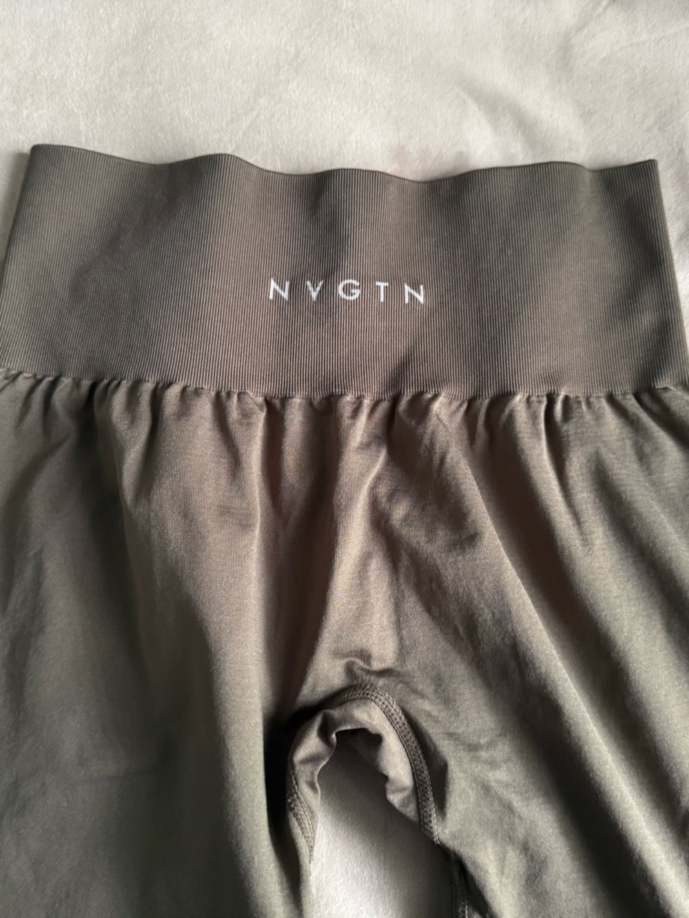 NVGTN Men’s Olive Boxer Briefs with Logo Waistband